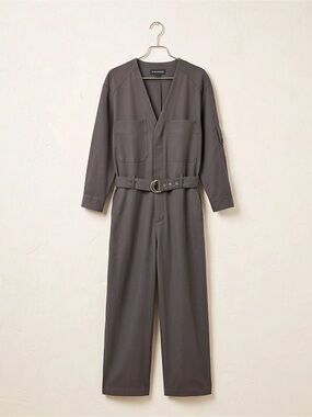 Club Monaco Utility Jumpsuit in Gray